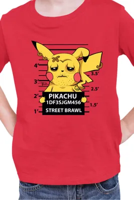 Obrázek produktu pro Dětské Triko Japan Manga Anime Comics Pokemon 043,  / Červené