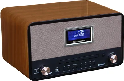 Image de Roadstar HRA1782NDBT Vintage Micro System Radio DAB+/FM, lecteur CD-MP3 Bluetooth, USB, télécommande Bois