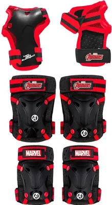 Produktbild von Marvel Skate Avengers Knieschützer Schwarz Kinder Schwarz One Size