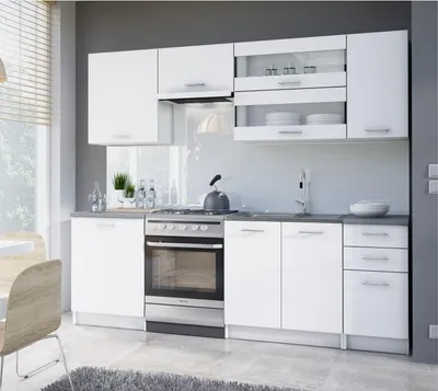 Obrázek produktu pro Kondela Kuchyně Fabiana 240 - bílá