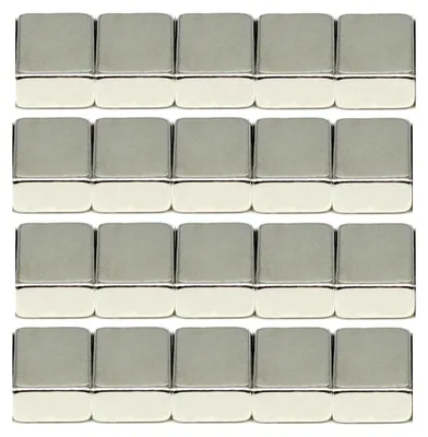 Produktbild von Neodym Kühlschrankmagnete, 15 x 10 x 5 mm, 20 Stück
