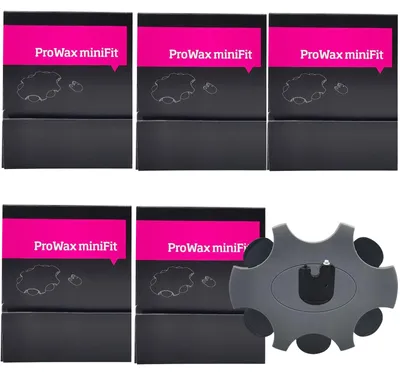 Produktbild von Hörgeräte Cerumenfilter für ProWax MiniFit, Ersatz-Wachsschutzfilter für ProWax MiniFit kompatibel mit Oticon, Bernafon und Auditio Hörgeräten, 6 Werkzeugen und 6 Filtern (5 Pack/30 Stück)
