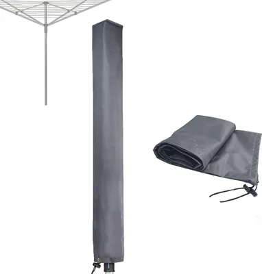 Obrázek produktu pro OKWISH  Ochranný obal na slunečník, 600D Oxford, odolný proti povětrnostním vlivům, vodotěsný, 180x16 cm, šedý