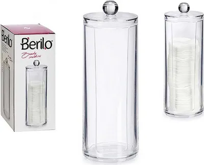 Produktbild von Berilo Make-up Wattepads Halter/Spender - 20 cm