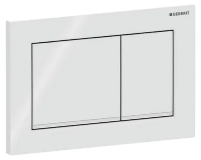 Immagine prodotto di Piastra di azionamento Geberit Omega 20 square per scarico a doppio flusso