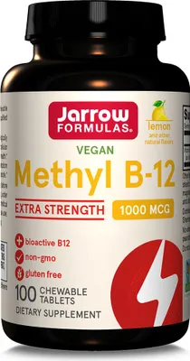 Imagen del producto de Jarrow Formulas | Metil B-12 1000 mcg, sabor a limón