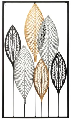 Immagine prodotto di Decorazione da parete in metallo con foglie