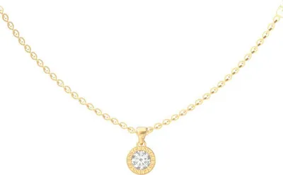 Produktbild von Halskette für Damen aus Edelstahl, gold mit Kristall von Guess
