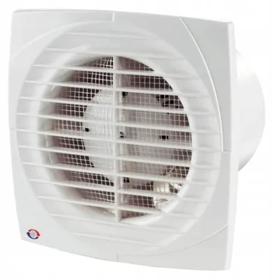 Obrázok produktu pre Axiálny ventilátor fi 100 mm s časovačom biely 100D1T