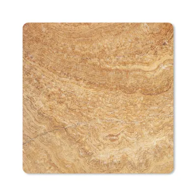 Produktbild von MuchoWow® Mauspad Mousepad Marmor - Braun - Muster 20x20 cm - Mousepads - Maus Mat - Pad - Mausunterlage - Desk Mat - Bureauartikeln