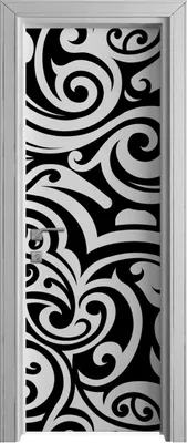 Produktbild von Tür Selbstklebende 70x210 cm Türfolie Türtapete Klebefolie - Ornamente Abstrakt