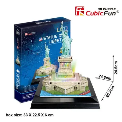 Obrázek produktu pro CubicFun Cubic Fun 3d puzzle Socha Svobody LED