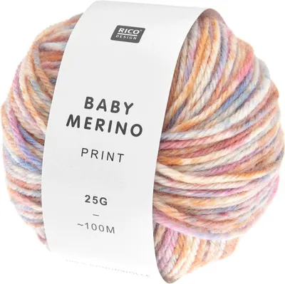 Produktbild von Rico - Baby Merino Print 0019 blumen
