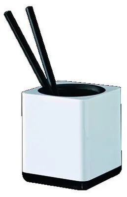 Produktbild von Stifteköcher i-Line weiß-schwarz Packung mit 6 Stück