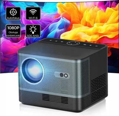 Produktbild von Led Projektor 4K Full Hd 1080P Android Tv 9000Lm Wi-Fi 2.4/5G Miracast