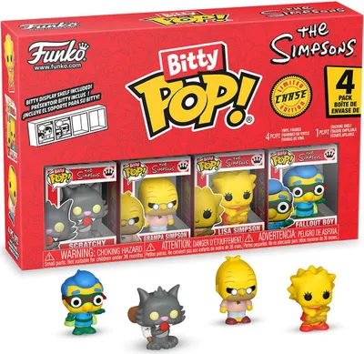 Zdjęcie produktu dla The Simpsons Bitty POP! figurki winylowe 4-pak Seria 4 2 cm