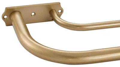 Produktbild von Doppelte Gardinenstangen, 71,1-121,9 cm, antikes Gold, doppelte Gardinenstangen,