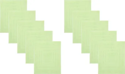 Produktbild von Betz 10 Stück Badvorleger 60x60 cm PALERMO Badematte Badteppich Duschvorleger 100% Baumwolle 680g/m²  Farbe: grün