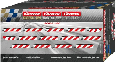 Produktbild von Carrera Innenrandstreifen für Steilkurve 4/15° (12), Endst 1:24