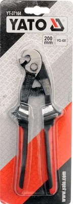 Produktbild von Yato YT-37164, Fliesenbrechzange, Kohlenstoffstahl, Schwarz, Rot, 200 mm