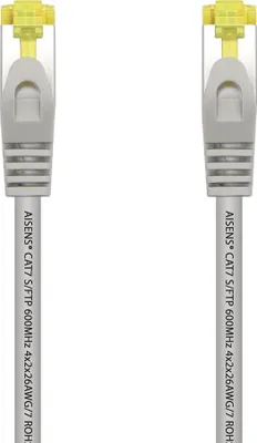 Produktbild von AISENS A146-0335, 2 m, Cat7, S/FTP (S-STP), RJ-45, RJ-45, Grau