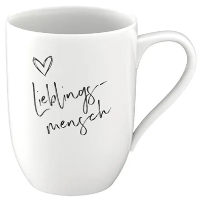 Imagen del producto de Taza con asa "Mi persona favorita", 115 x 80 x 104 mm, 290 ml | Villeroy & Boch | N.º de artículo: 1016219651 | EAN: 4003686417724