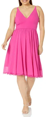 Produktbild von Dress the Population Alicia Damenkleid in Midilänge, ärmellos, eng anliegend, au