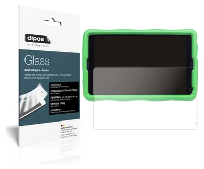 Produktbild von 2x Schutzfolie für Medion Kids Tablet E10440 matt - Anti-Shock 9H Folie dipos Glass Kunststoffglas