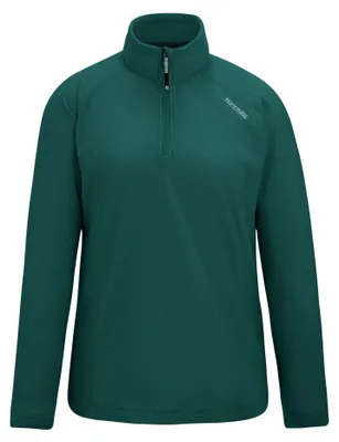Produktbild von Regatta Great Outdoors Damen Fleece-Top Montes mit 1/4-Reißverschluss RG1953 (38 DE) (Mittelmeergrün)