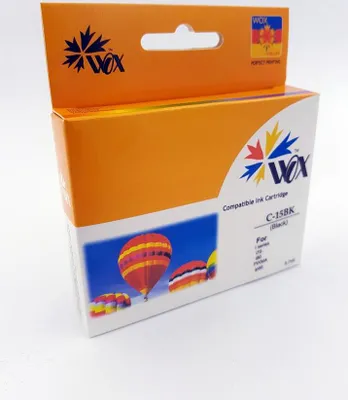 Produktbild von Wox Schwarz Canon BCI 15B Tintenersatz 8190A002