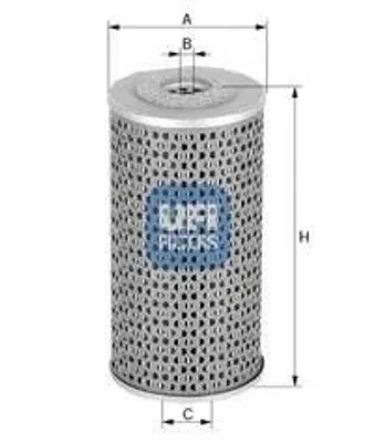 Produktbild von Kraftstofffilter UFI 26.626.00 Filtereinsatz
