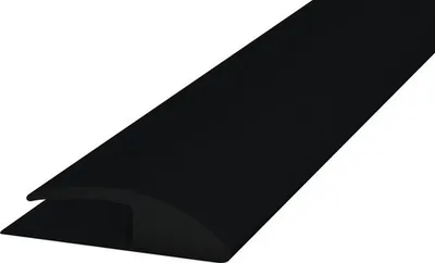 Produktbild von Prinz Einschubprofil einseitig Weich-PVC schwarz selbstklebend 30 x 1000 mm