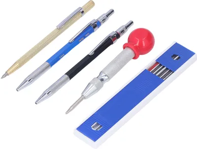Obrázek produktu pro Mechanické tesařské tužky Kit, tesařské tužky Set, tesař Scribe tužka, tesařské tužky, tesařské tužky nástroje, Scriber nástroj