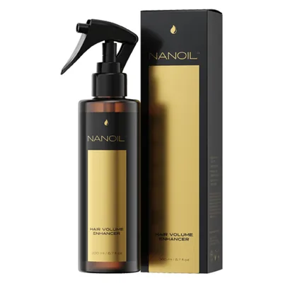 Imagen del producto de Spray para un cabello con mas volumen Nanoil Hair Volume Enhancer 200ml - Spray voluminizadora, cabello fino, falta de volumen