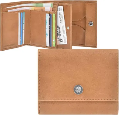 Produktbild von Sonnenleder Geldbörse Leder Portemonnaie Geldbeutel TARN G braun 822-303-01