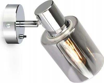 Obrázek produktu pro LUXOLAR - Nástěnné svítidlo chrom E27 60 W - Nástěnné otočné svítidlo do obývacího pokoje, kuchyně - Nástěnné osvětlení