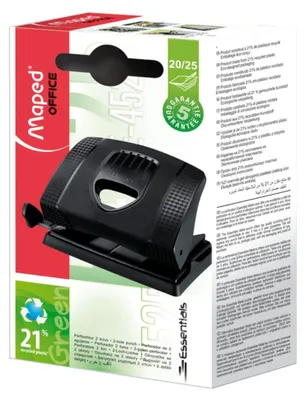Immagine prodotto di Maped Locher Essentials Verde 20/25, nero