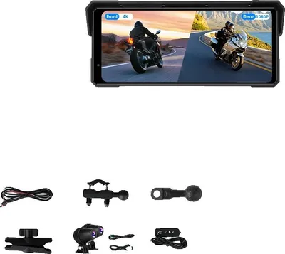 Zdjęcie produktu dla Odtwarzacz multimedialny Motorrad, kabelloses CarPlay, Android Auto, MT58B DVR 81Inch