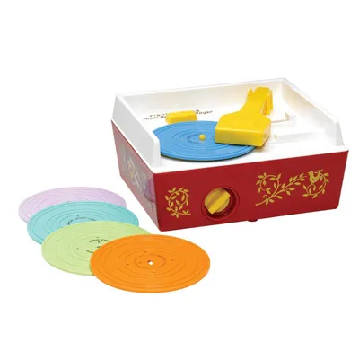 Obrázek produktu pro Mattel Fisher Price 1697 Classic Toys Dětský gramofon s rukojetí