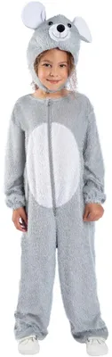 Immagine prodotto di Smiffys - Costume da topolino per bambini, modello SM3676 (110-116) (grigio)
