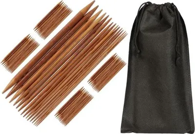 Produktbild von 75-teiliges Bambusnadelset mit Tasche