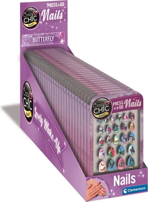 Produktbild von Clementoni Crazy Chic 18156, Nagel-Tattoo-Set für Kinder, 6 Jahr(e), Mehrfarbig