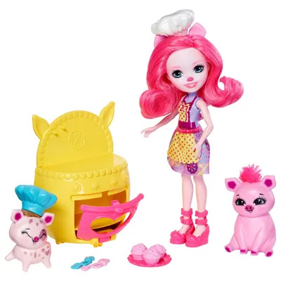 Zdjęcie produktu dla Mattel Enchantimals Baking Buddies, Damski, 4 lat(a), Chłopak, dziewczyna, 215,9 mm, Wielobarwny