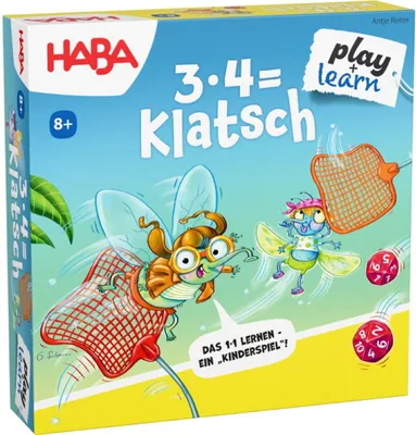 Produktbild von HABA 3 Times 4 = Swat!, Fünfeckiges Trapezoeder (10 Seiten), Kind, Junge/Mädchen, 8 Jahr(e), 15 min, Mehrfarbig