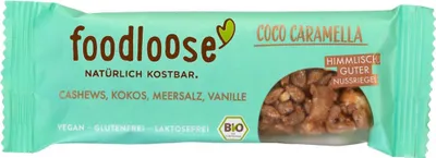 Produktbild von foodloose Nussriegel Coco Caramella glutenfrei laktosefrei -- 35g