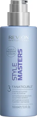 Produktbild von Revlon Style Masters Fanaticurls, Haarcreme, 150 ml, Lockiges Haar, Dickes Haar, Formen, Pumpenflasche, Aqua (Water (Eau)), Cyclopentasiloxane, VP/DMAPA Acrylates Copolymer, Polyquaternium-37,...