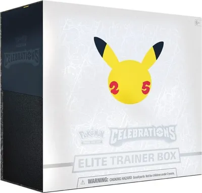 Produktbild von Pokémon Celebrations Elite-Trainer Box - englisch