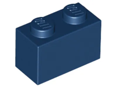 Obrázok produktu pre Lego® 1 ks 3004 Brick 1x2 Part Basic Bricks 1 Dark blue