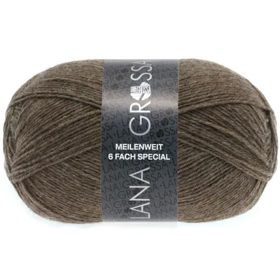 Produktbild von Lana Grossa - Meilenweit 6-fach 150g Unito 9103 braun