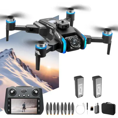 Produktbild von Zimilo Drohne mit Kamera, GPS Unbemanntes Luftfahrzeug, 5G Display-Fernbedienung, Hindernisvermeidung, Bürstenloser Motor, 25 Min. Flugzeit